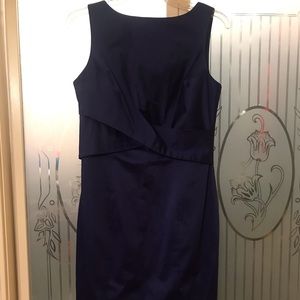 Navy blue cocktail dress